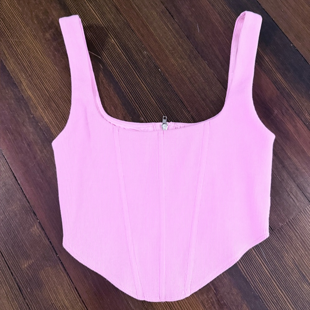 Kaeshia Rib Bustier Top